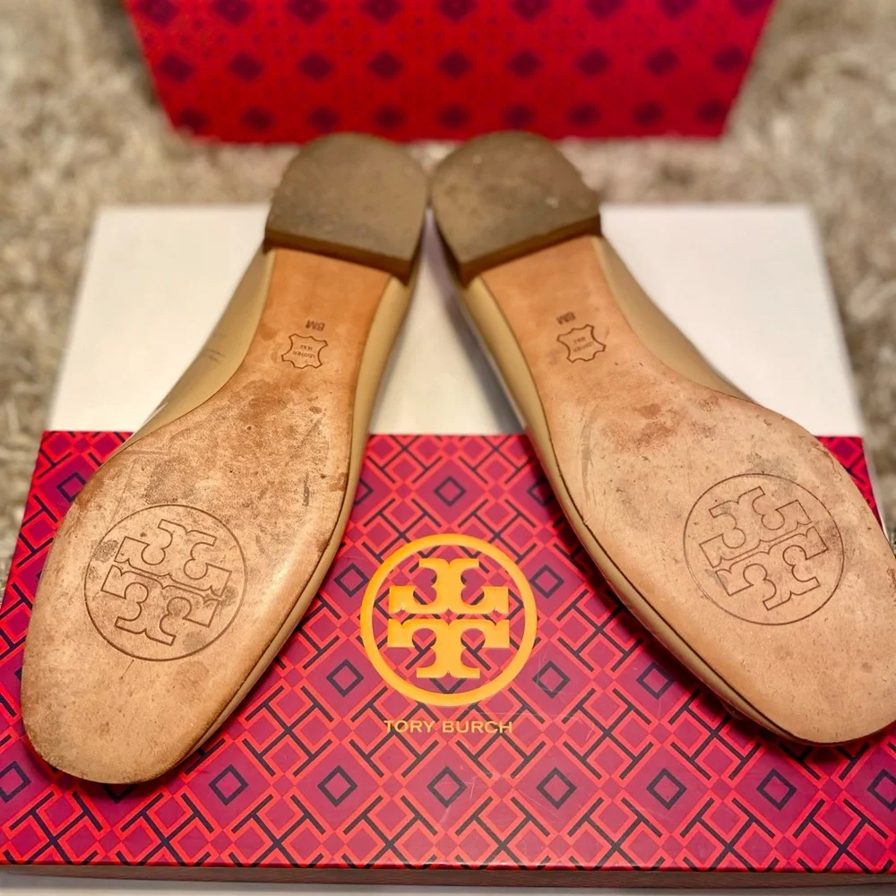 Tory Burch Yardley Flat Patent Calf Size 8 - Picture 9 of 9